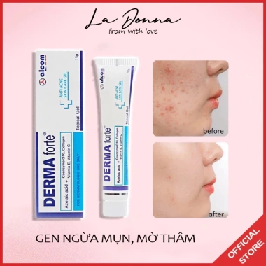 Kem Giảm Mụn Derma Forte 15g Chính Hãng - Ngừa Thâm, Bôi Mờ Thâm, Giá 95.000 VNĐ