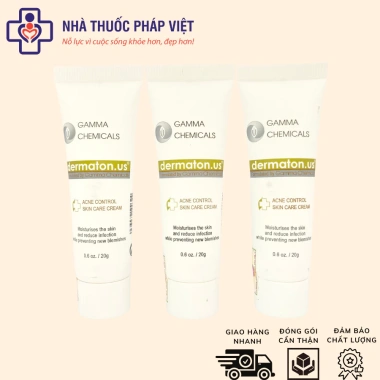 Kem Giảm Mụn Gamma Chemicals Dermaton US 20gr - Hiệu Quả Nhanh, Ngừa Mụn, Giá 78.400đ 2 Kem Giảm Mụn Gamma Chemicals Dermaton US 20gr - Hiệu Quả Nhanh, Ngừa Mụn, Giá 78.400đ 2