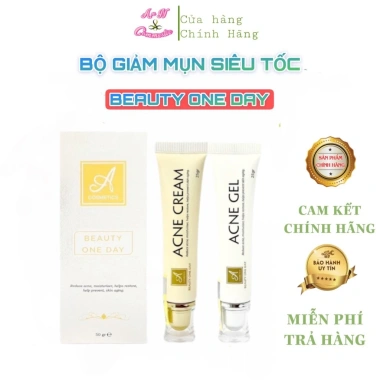 Kem giảm mụn siêu tốc Mềm Beauty One Day 50g - Mờ thâm, trắng da, giá 290k (giá gốc 374k)