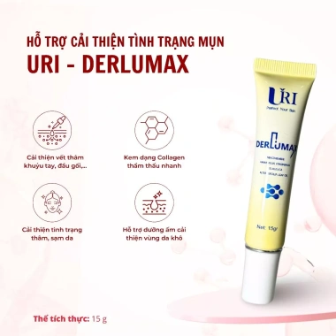 Kem giảm mụn URI DERLUMAX - Giảm mụn nhanh, chỉ 189.000đ, ưu đãi đặc biệt