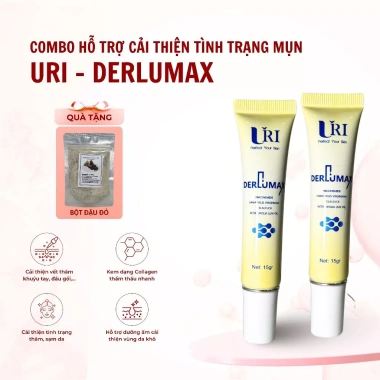Kem giảm mụn URI DERLUMAX - Giảm mụn nhanh, chỉ 189.000đ, ưu đãi đặc biệt