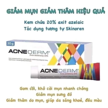 Kem giảm mụn và thâm Acne Derm 20% Azelaic Acid 20g - chỉ 135.000 VND 2