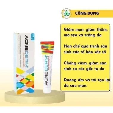 Kem giảm mụn và thâm Acne Derm 20% Azelaic Acid 20g - chỉ 135.000 VND 3