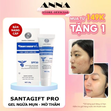 Kem Giảm Thâm Mụn An Toàn SANTAGIFT SPF30 20g Ức Chế Sắc Tố Chống Nắng Giá 149k