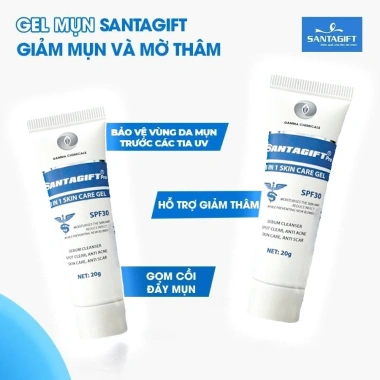 Kem Giảm Thâm Mụn An Toàn SANTAGIFT SPF30 20g Ức Chế Sắc Tố Chống Nắng Giá 149k 5 Kem Giảm Thâm Mụn An Toàn SANTAGIFT SPF30 20g Ức Chế Sắc Tố Chống Nắng Giá 149k 5