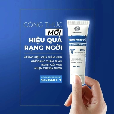Kem Giảm Thâm Mụn An Toàn SANTAGIFT SPF30 20g Ức Chế Sắc Tố Chống Nắng Giá 149k