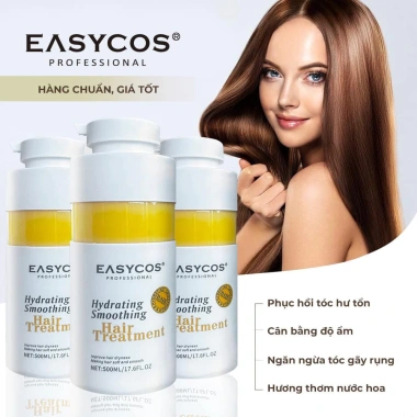 Kem Hấp Phục Hồi Chuyên Sâu EASYCOS 500ml - Dưỡng tóc khô xơ, tóc mềm mượt, chỉ 250k 9