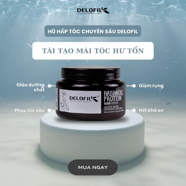 Kem Hấp Phục Hồi DELOFIL Argan Oil Protein 500ml - Phục hồi chuyên sâu, tóc mềm mượt tức thì, giảm còn 250.000 VND 6 Kem Hấp Phục Hồi DELOFIL Argan Oil Protein 500ml - Phục hồi chuyên sâu, tóc mềm mượt tức thì, giảm còn 250.000 VND 6
