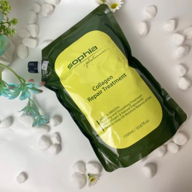 Kem hấp tóc Collagen Sophia Platinum ủ tóc phục hồi hư tổn, siêu mềm mượt như salon - Giá 389.000 VND 6