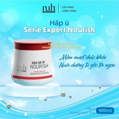Kem hấp tóc Nuh SERIE EXPERT NOURISH 500ml - Phục hồi hư tổn hương Sakura, giảm giá 66.000₫