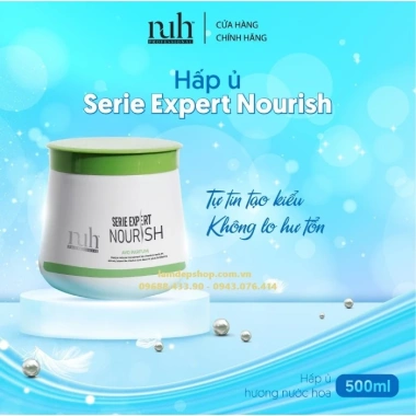 Kem hấp tóc Nuh SERIE EXPERT NOURISH 500ml - Phục hồi hư tổn hương Sakura, giảm giá 66.000₫