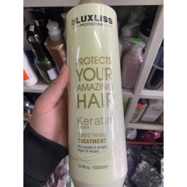 Kem hấp ủ phục hồi keratin smooth LUXLISS 1.000ml cao cấp - Giá ưu đãi 2.79 triệu