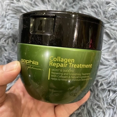 Kem Hấp Ủ Tóc Collagen SOPHIA Hàn Quốc 450ml - Phục Hồi, Dày Tóc, 505.000 VND