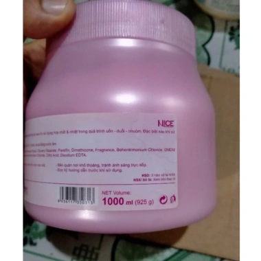 Kem Hấp ủ Tóc Suôn Mượt Hương Sen Nice 1.000ml - Giá ưu đãi 95.000đ, giảm mạnh 5 Kem Hấp ủ Tóc Suôn Mượt Hương Sen Nice 1.000ml - Giá ưu đãi 95.000đ, giảm mạnh 5
