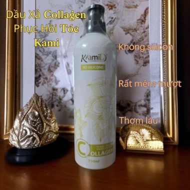 Kem Hấp Xả Tóc Kami 750ml - Dưỡng ẩm sâu, giảm gãy rụng, Giá chỉ 75.000 VND 5