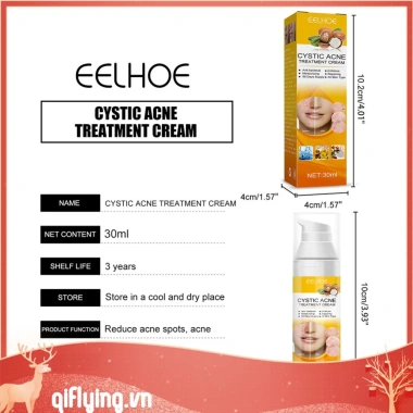 Kem hỗ trợ giảm mụn Cystic 30ml dưỡng ẩm, làm trắng da, giảm sưng, giảm giá 20% chỉ 79.970đ