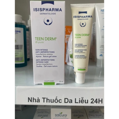 Kem Isis Teenderm Alpha Pure 30ml - Giảm mụn trứng cá nhanh, không khô, giá 380.000đ
