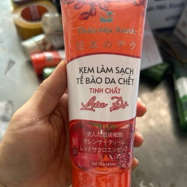 Kem làm sạch tẩy tế bào da chết thảo mộc xanh, tinh chất lựu đỏ, bơ, nhân sâm 185ml - Giá ưu đãi 90.000đ 7
