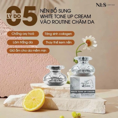 Kem Linh Ngọc Sâm Dưỡng Trắng Hồng Chống Nắng - Giá 320.000đ, Trắng Sáng & Bảo Vệ Da