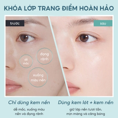 Kem Lót Dưỡng Ẩm Gel FelinWel Grip Primer Giữ Lâu Trôi Kiểm Soát Dầu Mỏng Nhẹ 30ml 5