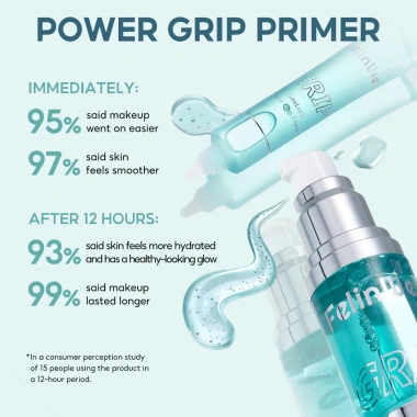 Kem Lót Dưỡng Ẩm Gel FelinWel Grip Primer Giữ Lâu Trôi Kiểm Soát Dầu Mỏng Nhẹ 30ml 8