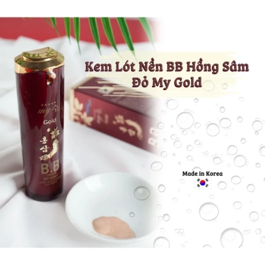 Kem lót nền BB Cream Hồng Sâm Đỏ My Gold SPF45 - Chống nắng, giá 225.000₫ 3 Kem lót nền BB Cream Hồng Sâm Đỏ My Gold SPF45 - Chống nắng, giá 225.000₫ 3