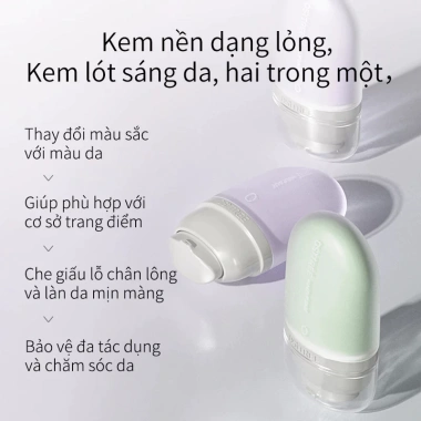 Kem lót OSITREE kiềm dầu, chống nắng, nâng tông, che lỗ chân lông, làm mịn da 25g 4 Kem lót OSITREE kiềm dầu, chống nắng, nâng tông, che lỗ chân lông, làm mịn da 25g 4