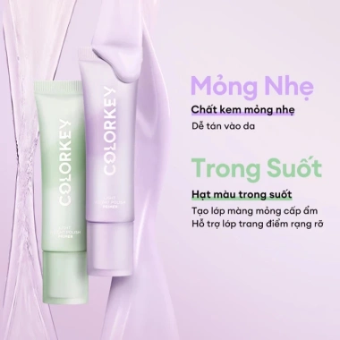 Kem Lót Trang Điểm Mỏng Nhẹ Colorkey Light Weight Polish Primer 30g – Làm Đều Màu Da, Giá 169.000 VND 4 Kem Lót Trang Điểm Mỏng Nhẹ Colorkey Light Weight Polish Primer 30g – Làm Đều Màu Da, Giá 169.000 VND 4