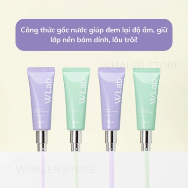 Kem lót Wlab Moist Fit Color Up Base dưỡng ẩm SPF50+ PA++ giá 324.000đ bảo vệ da suốt ngày 2