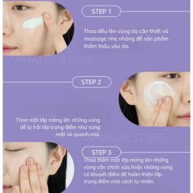 Kem lót Wlab Moist Fit Color Up Base dưỡng ẩm SPF50+ PA++ giá 324.000đ bảo vệ da suốt ngày 5