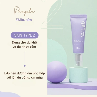 Kem lót Wlab Moist Fit Color Up Base dưỡng ẩm SPF50+ PA++ giá 324.000đ bảo vệ da suốt ngày 7