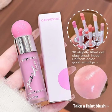 Kem Má Hồng Cappuvini Sirupy Tok Cheek 6g - Mịn Bóng, Dưỡng Da Hàn Quốc, Giảm Thâm, Giá Ưu Đãi 45.000₫