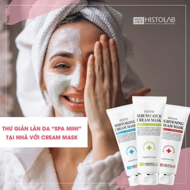 Kem mặt nạ Histolab Dưỡng trắng, cấp ẩm, kiểm soát dầu mụn - chỉ 469k