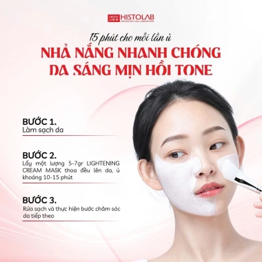 Kem mặt nạ Histolab Dưỡng trắng, cấp ẩm, kiểm soát dầu mụn - chỉ 469k 2