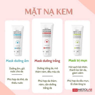 Kem mặt nạ Histolab Dưỡng trắng, cấp ẩm, kiểm soát dầu mụn - chỉ 469k 3