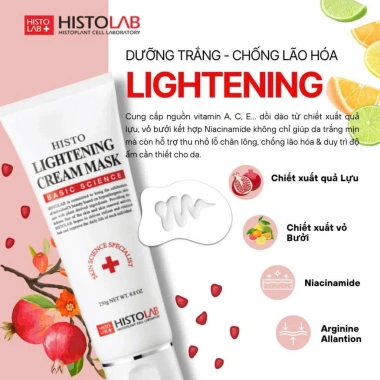 Kem mặt nạ Histolab Dưỡng trắng, cấp ẩm, kiểm soát dầu mụn - chỉ 469k 8