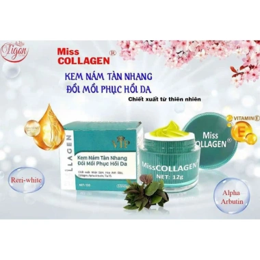 Kem Miss Collagen 12g - Phục Hồi Nám Tàn, Dưỡng Da Sáng Mịn, Giảm Giá Đến 85k 2 Kem Miss Collagen 12g - Phục Hồi Nám Tàn, Dưỡng Da Sáng Mịn, Giảm Giá Đến 85k 2
