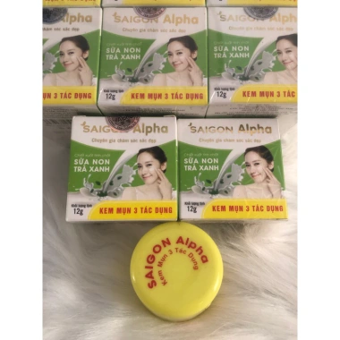 Kem mụn 3 tác dụng Saigon Alpha giảm viêm, mụn, thâm chỉ 3 ngày - chỉ 75.000đ
