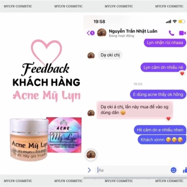 Kem mụn Acne Mỹ Lyn chính hãng - Giảm mụn nhanh, kèm hướng dẫn và túi đựng, 62.900đ