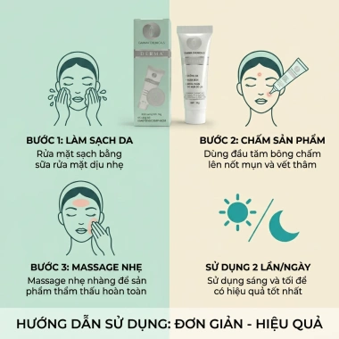 Kem mụn Derma Acnes Cream giảm mụn, mờ thâm - Giá chỉ 52.000đ 3 Kem mụn Derma Acnes Cream giảm mụn, mờ thâm - Giá chỉ 52.000đ 3