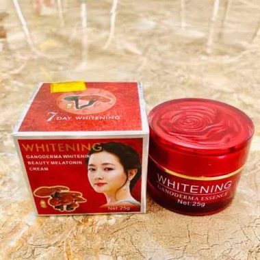 Kem mụn dưỡng trắng da Whitening 7 ngày Linh chi đỏ 25g giảm mụn làm sáng da nhanh