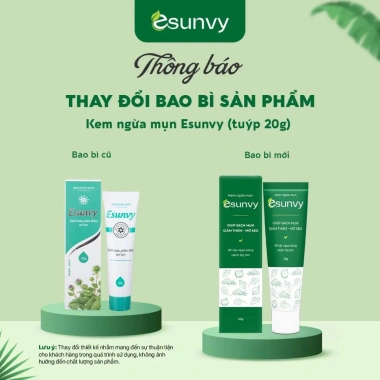 Kem mụn ESUNVY - Giảm giá 90.000đ, làm sạch mụn, phù hợp mọi loại da 2 Kem mụn ESUNVY - Giảm giá 90.000đ, làm sạch mụn, phù hợp mọi loại da 2