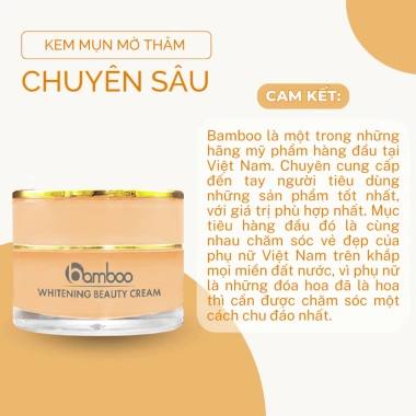 Kem mụn mờ thâm chuyên sâu BAMBOO giảm mụn nhanh, không gây xưng viêm, làm sáng da an toàn - 125.000₫
