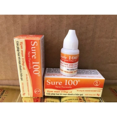 Kem mụn Sure 100 - Tiêu nhân mụn, ngăn ngừa tái phát, chỉ 23.520đ 2 Kem mụn Sure 100 - Tiêu nhân mụn, ngăn ngừa tái phát, chỉ 23.520đ 2