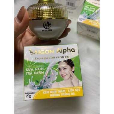 Kem mụn thâm liền sẹo Saigon Alpha 20g - Dưỡng da, giảm thâm, chỉ 140.000₫