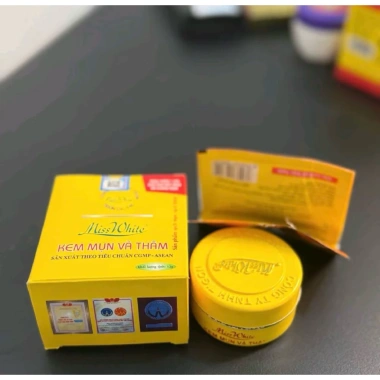 Kem Mụn Thâm Nghệ MissWhite 12g - Ngăn Ngừa Mụn, Mờ Thâm, Da Trắng Sáng, 65.000₫