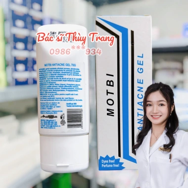 Kem Mụn Trứng Cá Motbi Antiacne Gel 70g - Giảm còn 600k, Diệt mụn nhanh 3