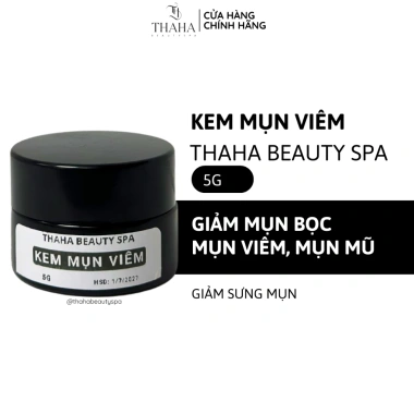 Kem mụn viêm 5gr giảm mụn sưng đỏ, mụn bọc, mụn mũ - Chính hãng, giá 104.000đ
