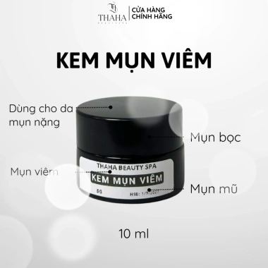 Kem mụn viêm 5gr giảm mụn sưng đỏ, mụn bọc, mụn mũ - Chính hãng, giá 104.000đ