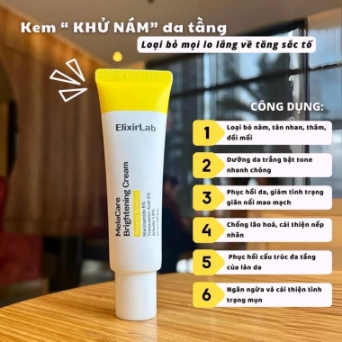 Kem Nám Tế Bào Gốc ELIXIRLAB 50ml - Giảm Nám, Dưỡng Sáng Da, Giá Ưu Đãi 626.999đ